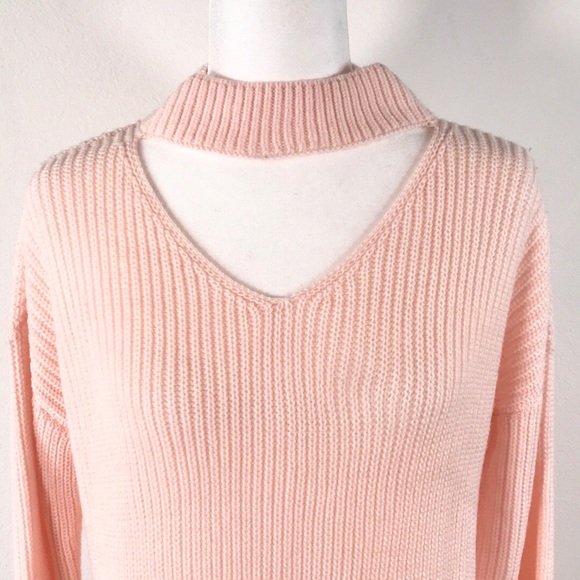 Bar III Wool Blend Ling Sleeve Choker. M - Picture 2 of 6